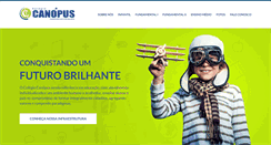 Desktop Screenshot of colegiocanopus.com.br